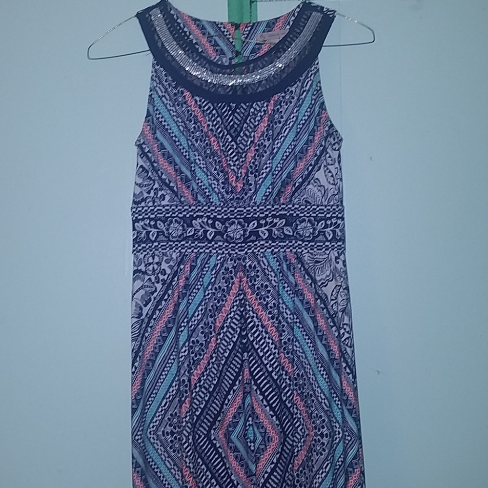 Beautiful mandala and floral print Maxi dress
